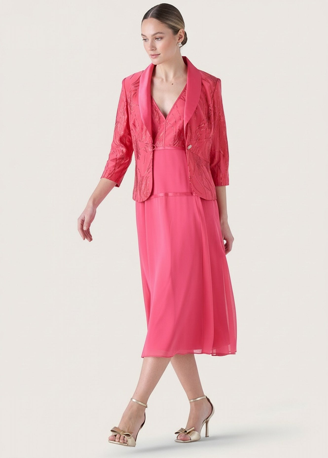 Completo Carla con abito e giacca