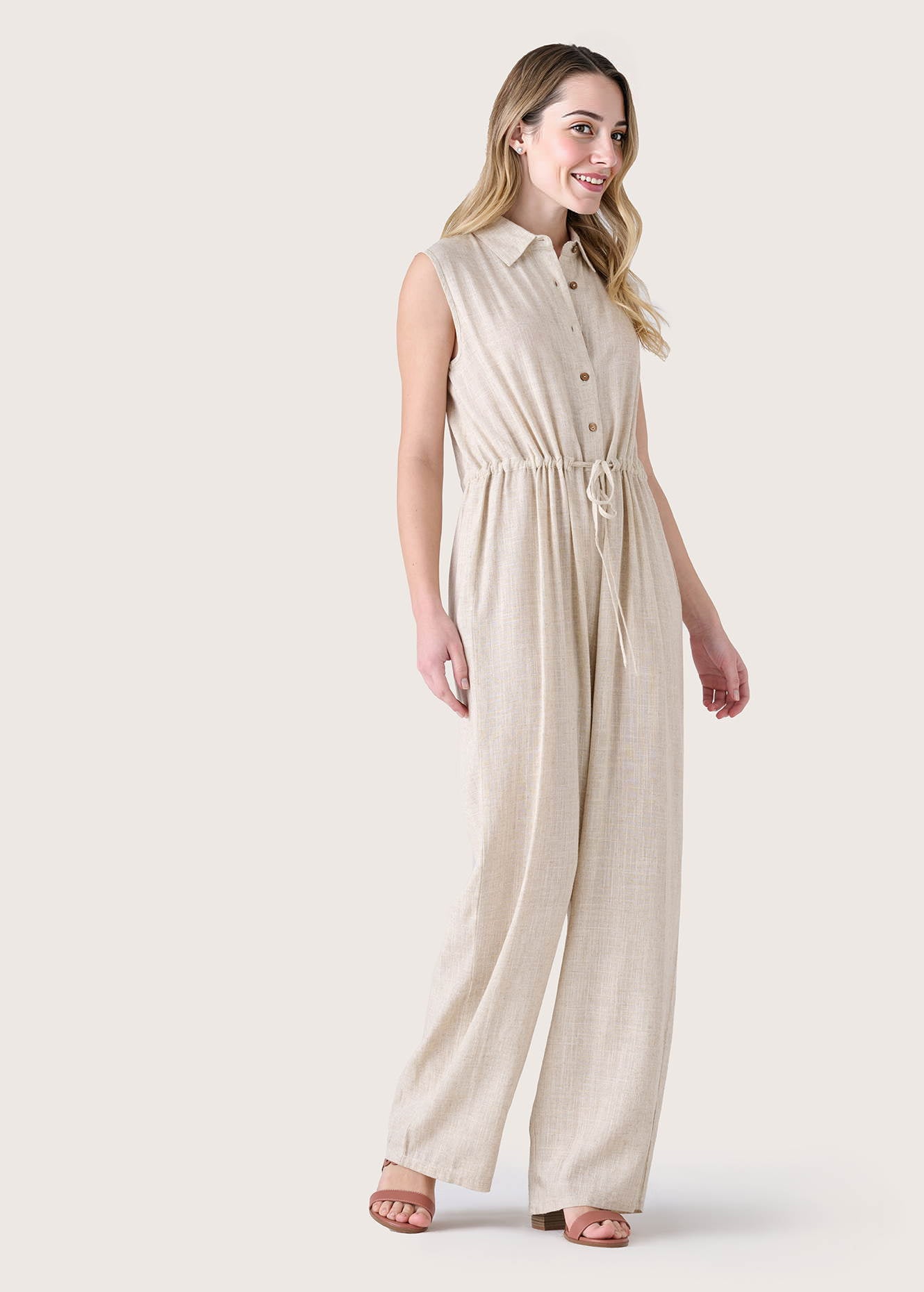 Jumpsuit Tommy in lino e viscosa