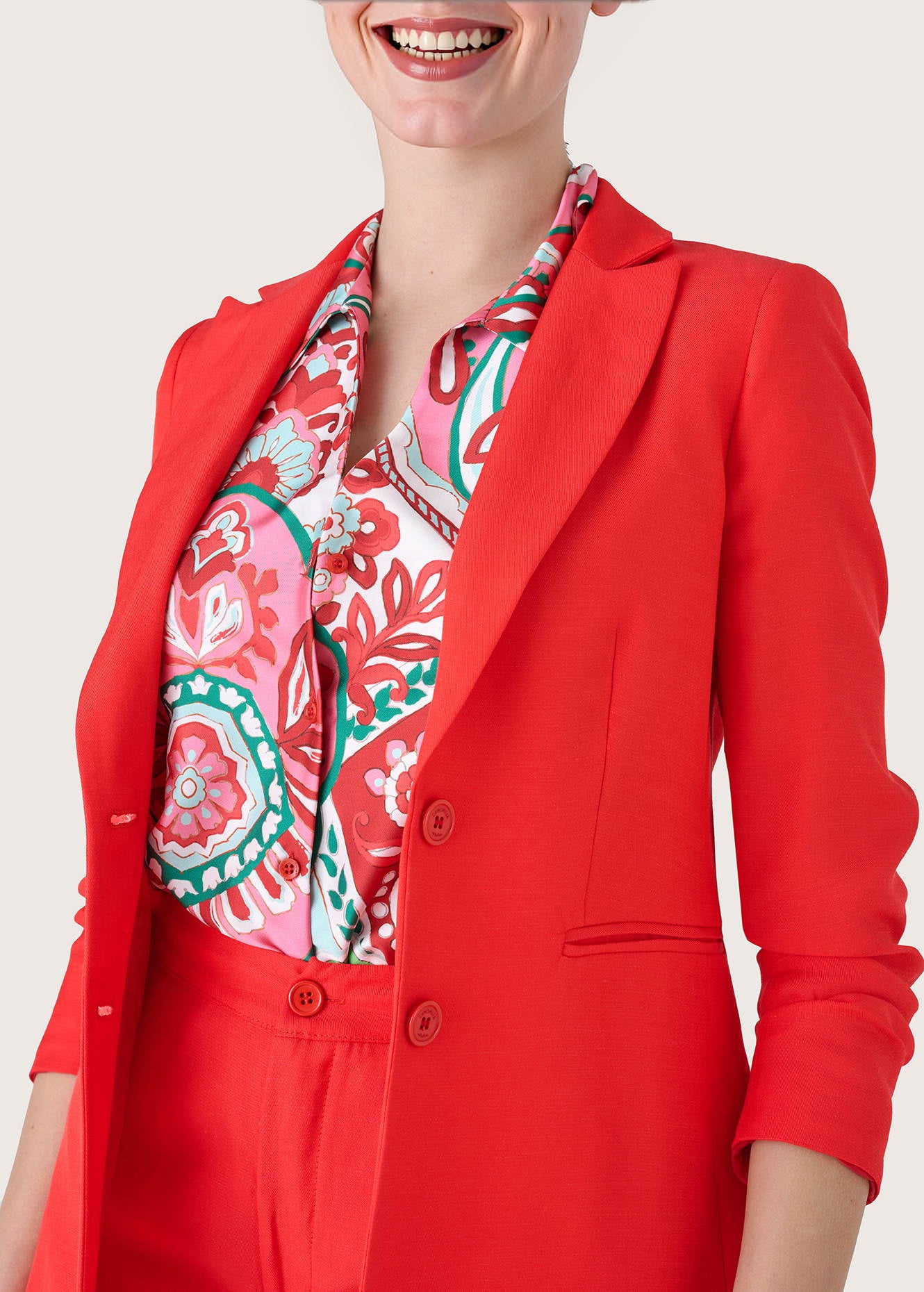 Giacca Giasmine in misto lino