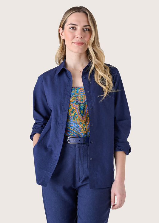 Camicia Calla in lino e cotone