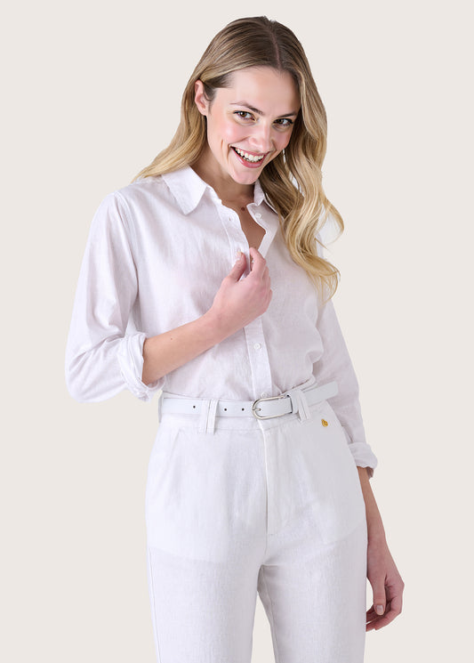 Camicia Calla in lino e cotone