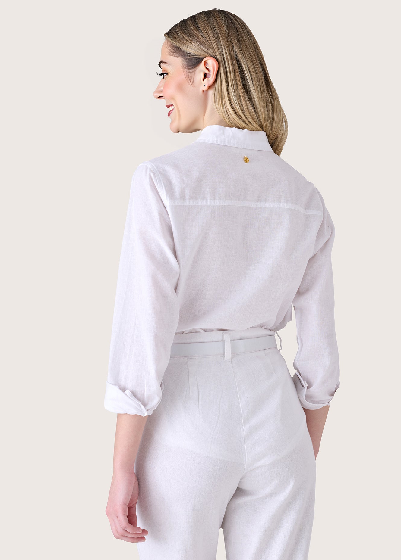 Camicia Calla in lino e cotone