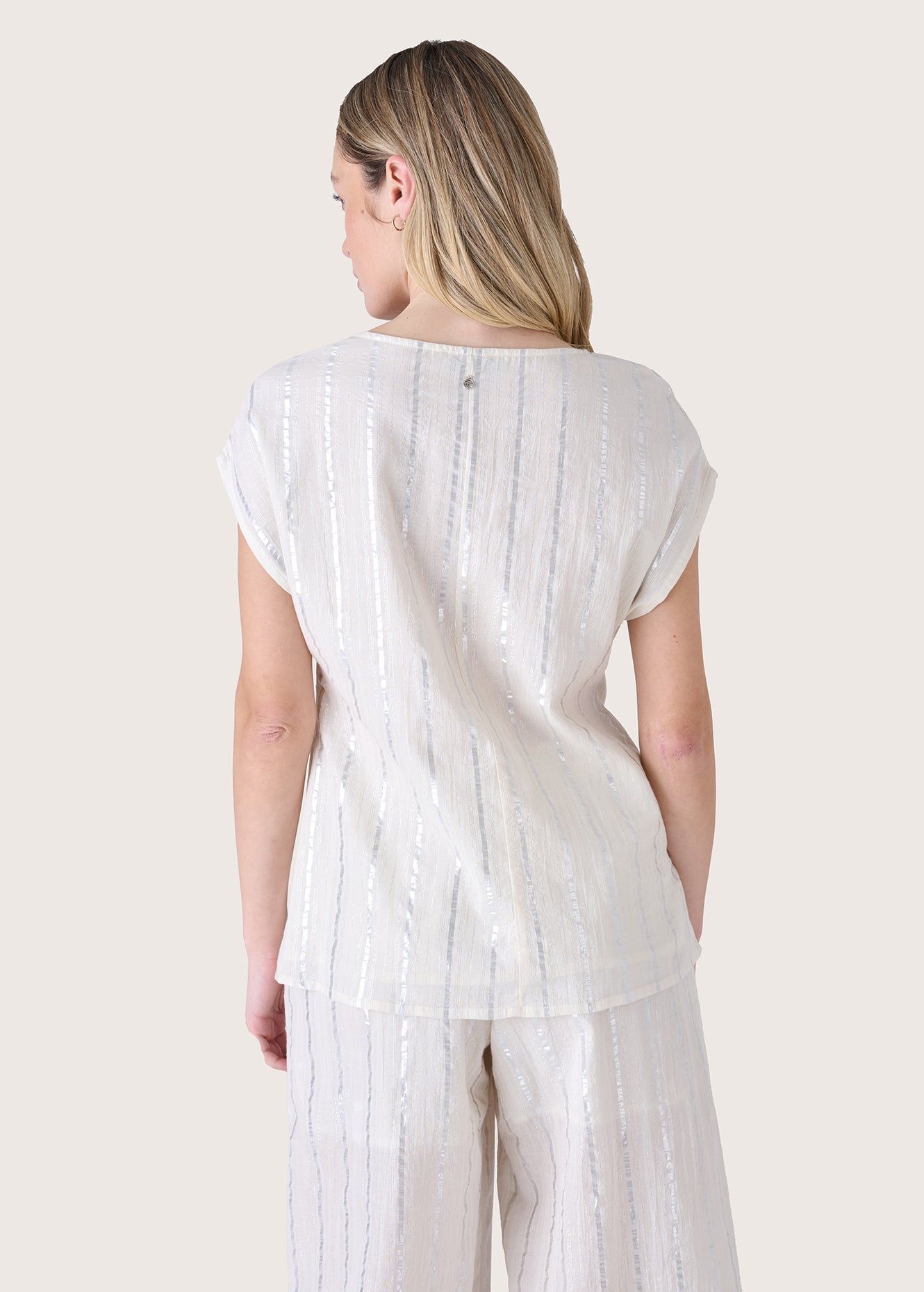 Blusa Cancun in lino e cotone