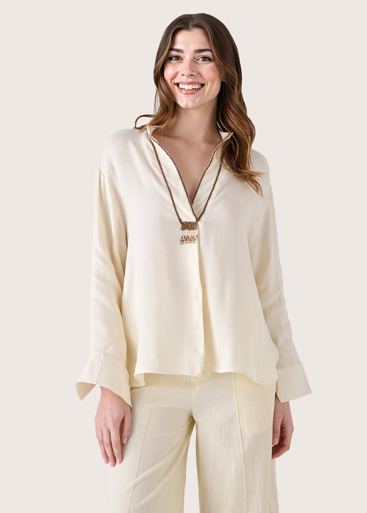 Blusa Cabby 100% rayon twill