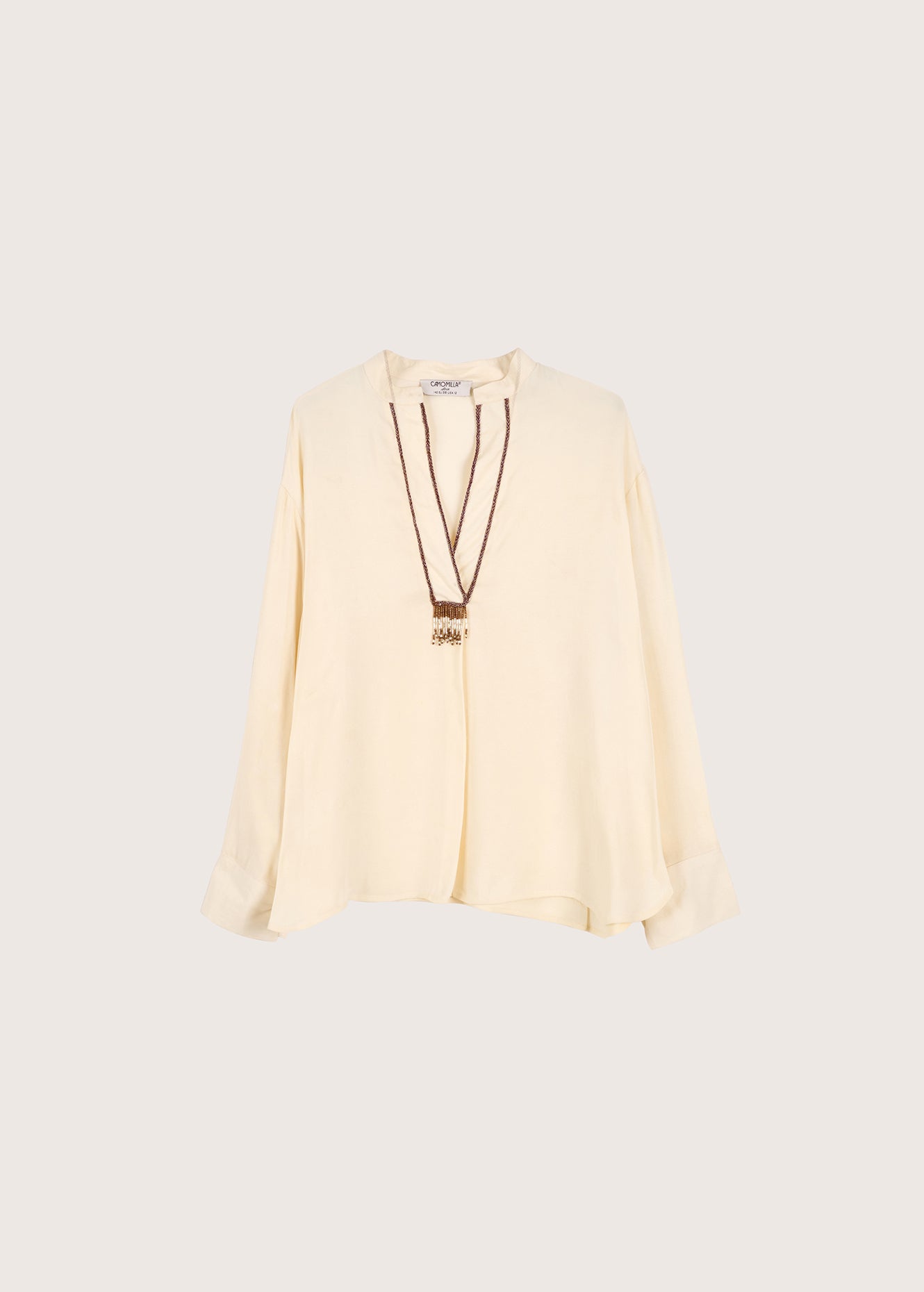 Blusa Cabby 100% rayon twill