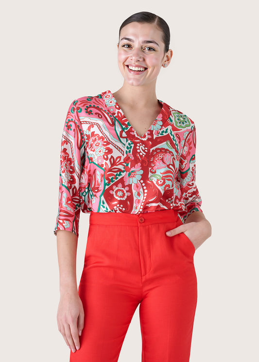 Blusa Cate in satin