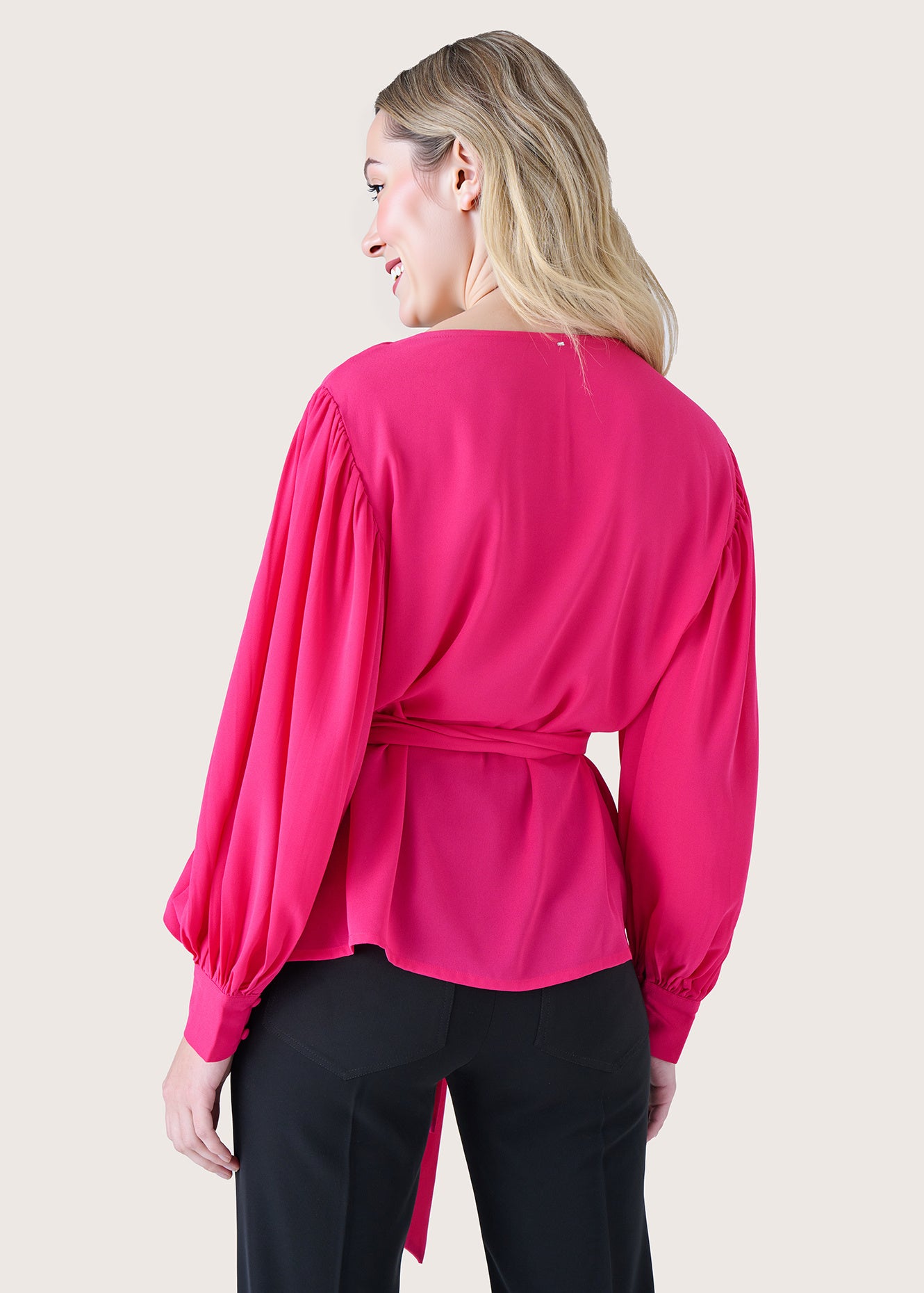 Blusa Benoit con incrocio