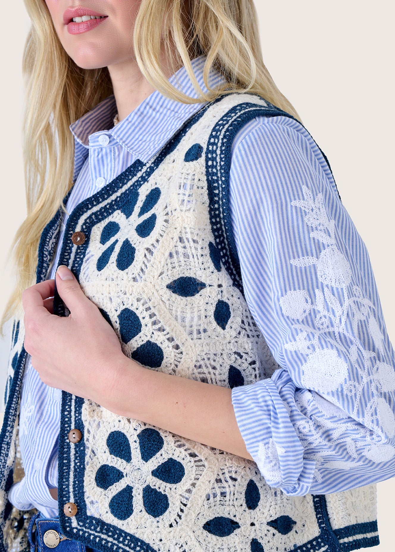 Gilet Tama in crochet