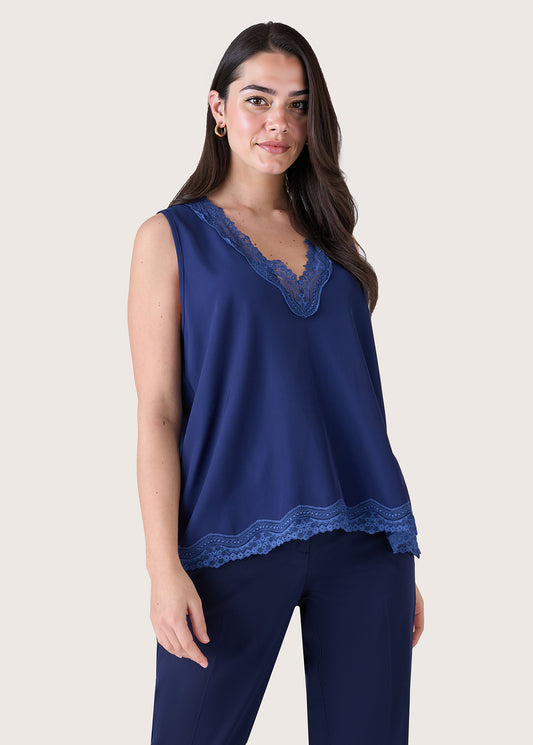 Top Tea con pizzo