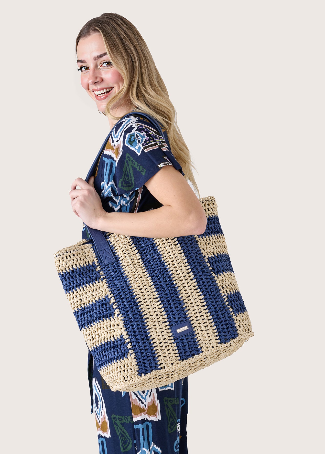 Borsa Bistrit in paglia