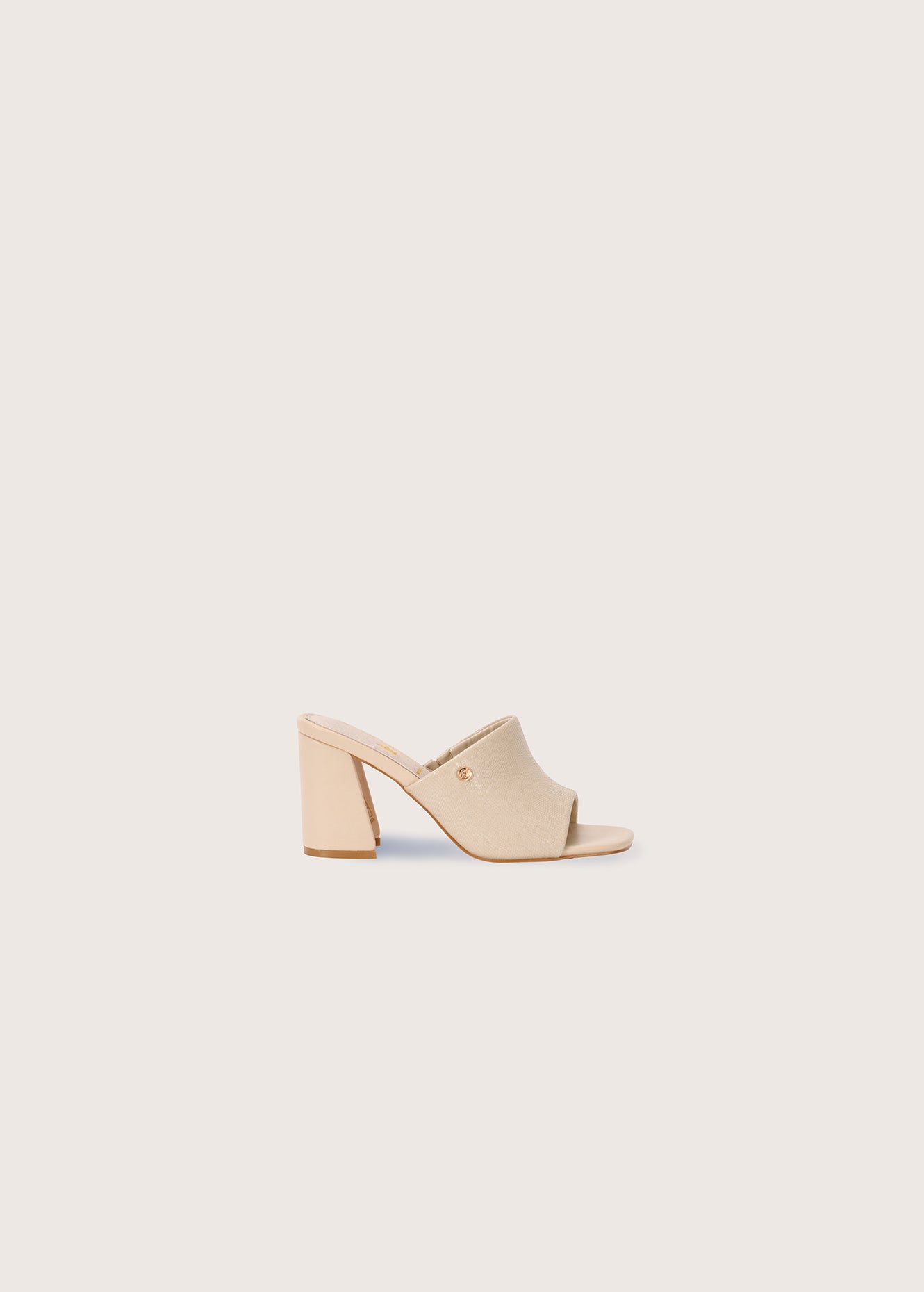 Sandalo sabot Shiny in ecopelle