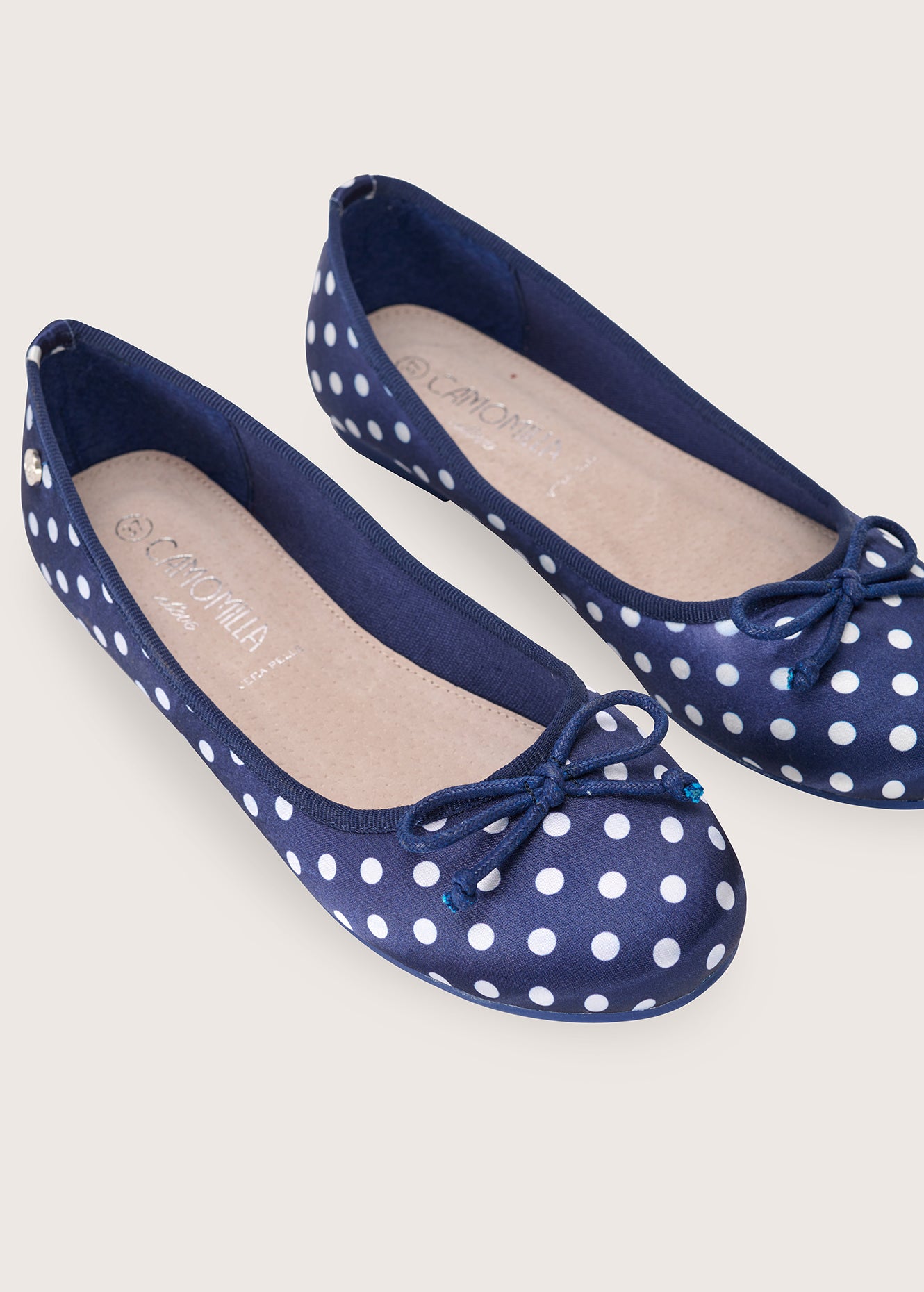 Ballerina Shelly in satin a pois