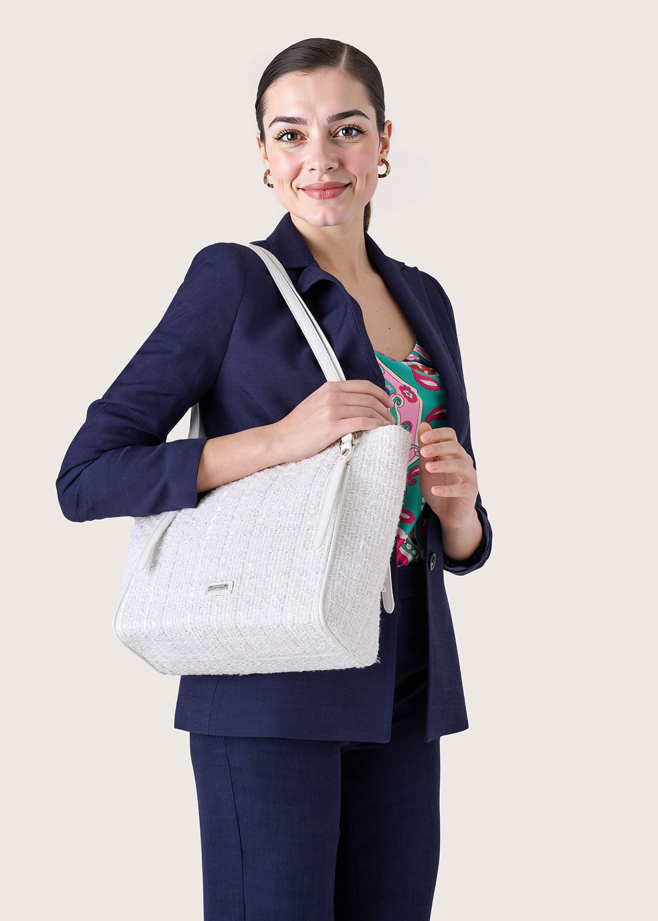 Borsa shopping Bely in tessuto