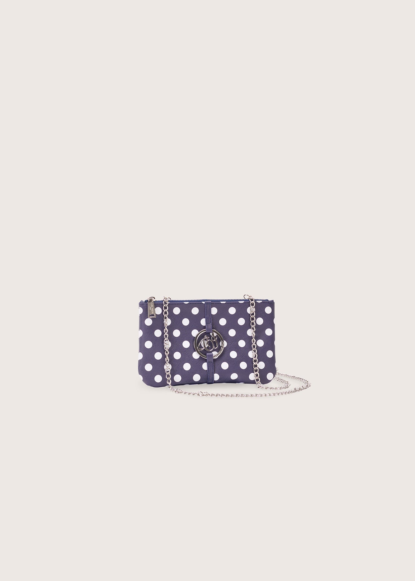 Pochette Tonga in ecopelle a pois