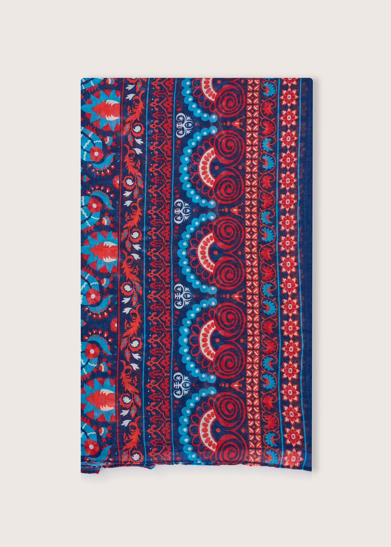 Sciarpa Sylvia con stampa indiana