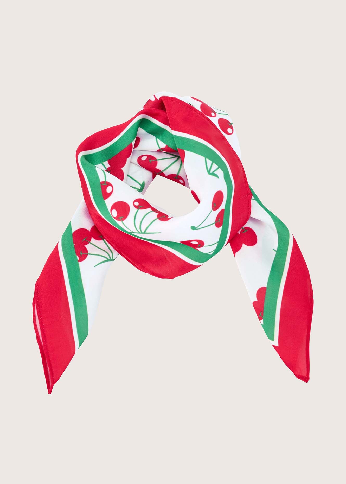 Foulard Sherry fantasia ciliegie