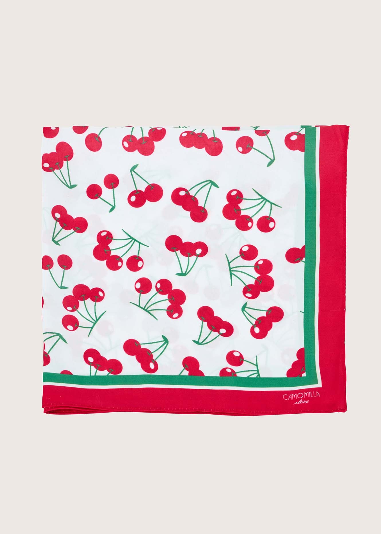 Foulard Sherry fantasia ciliegie