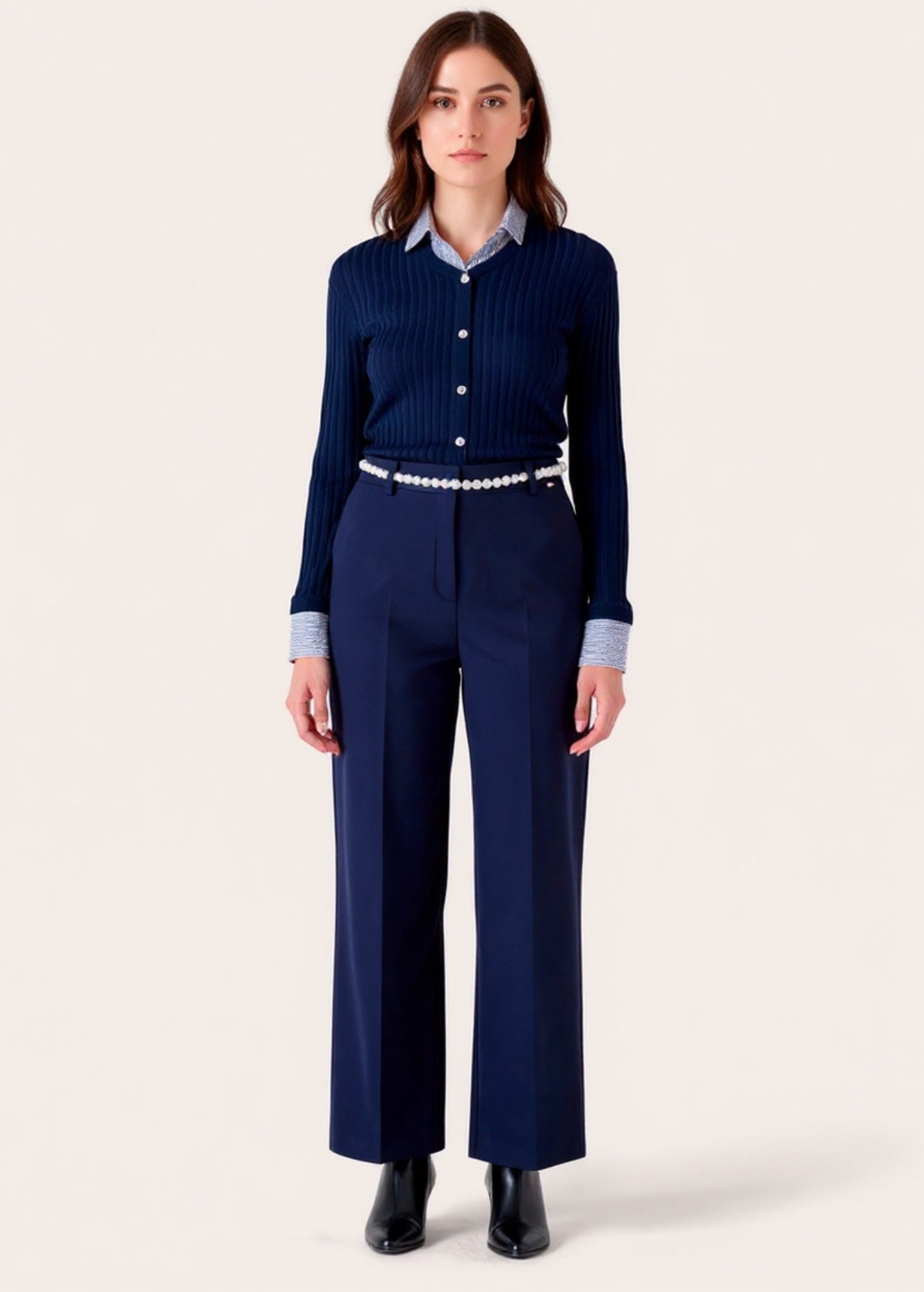 Pantalone Ashely a gamba dritta