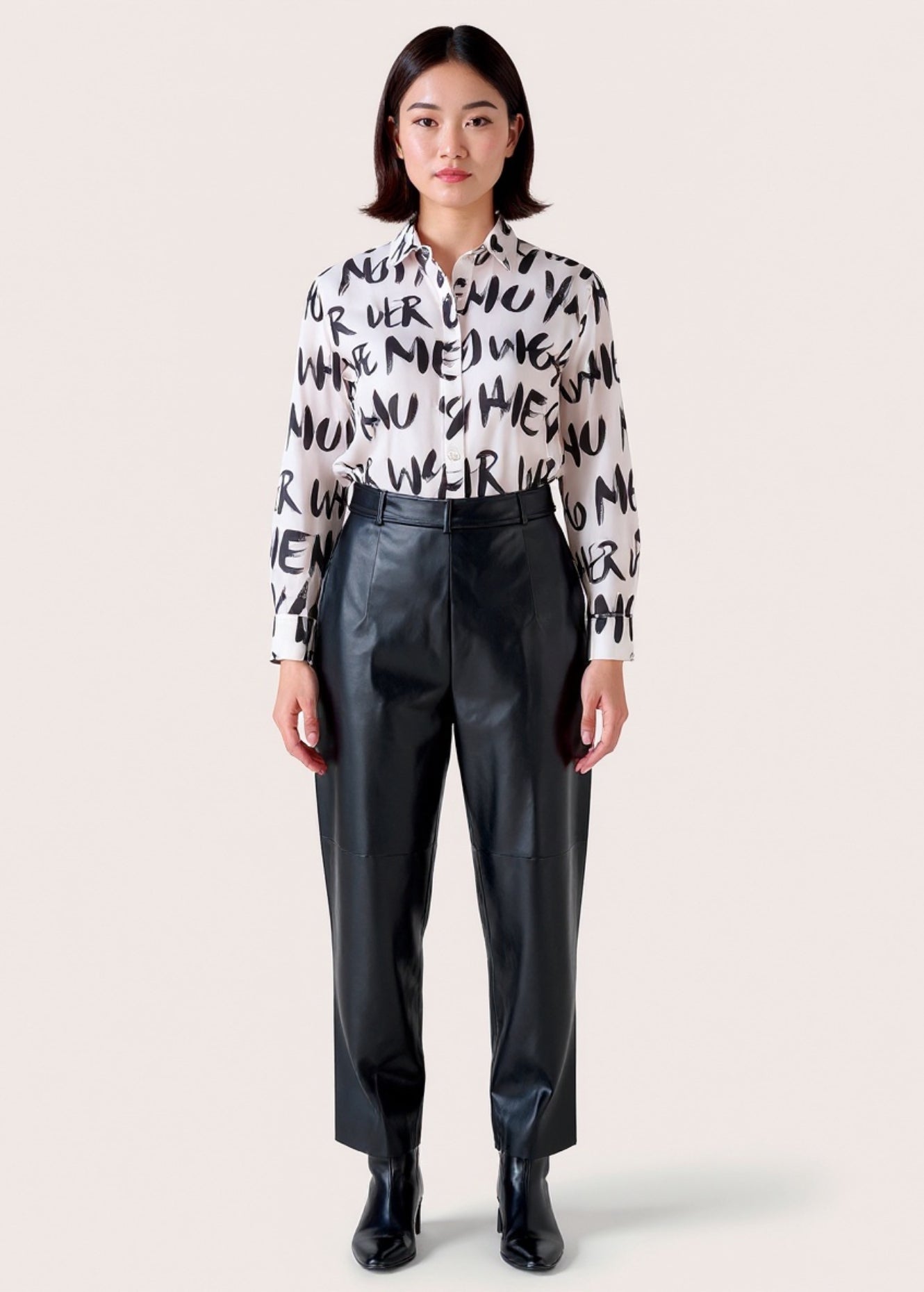 Pantalone Pocket in ecopelle