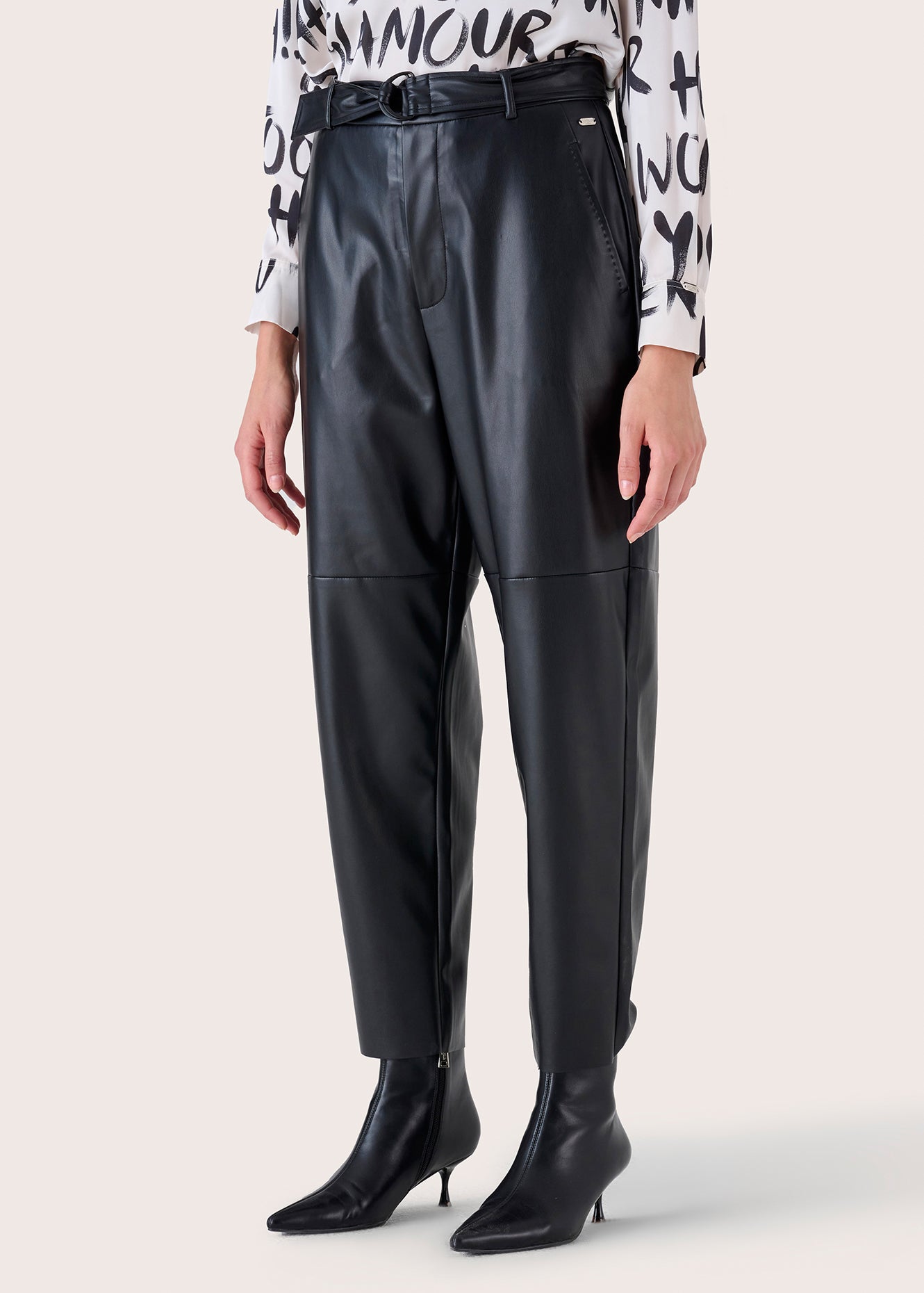 Pantalone Pocket in ecopelle