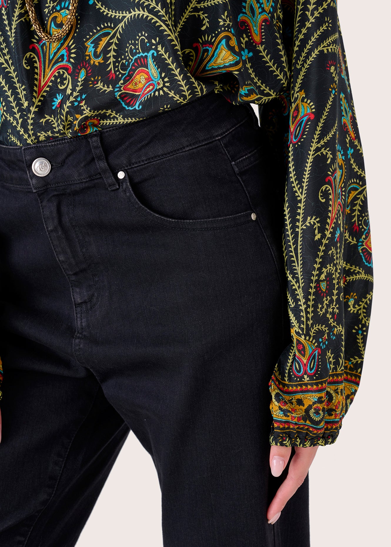 Pantalone Kate in denim di cotone