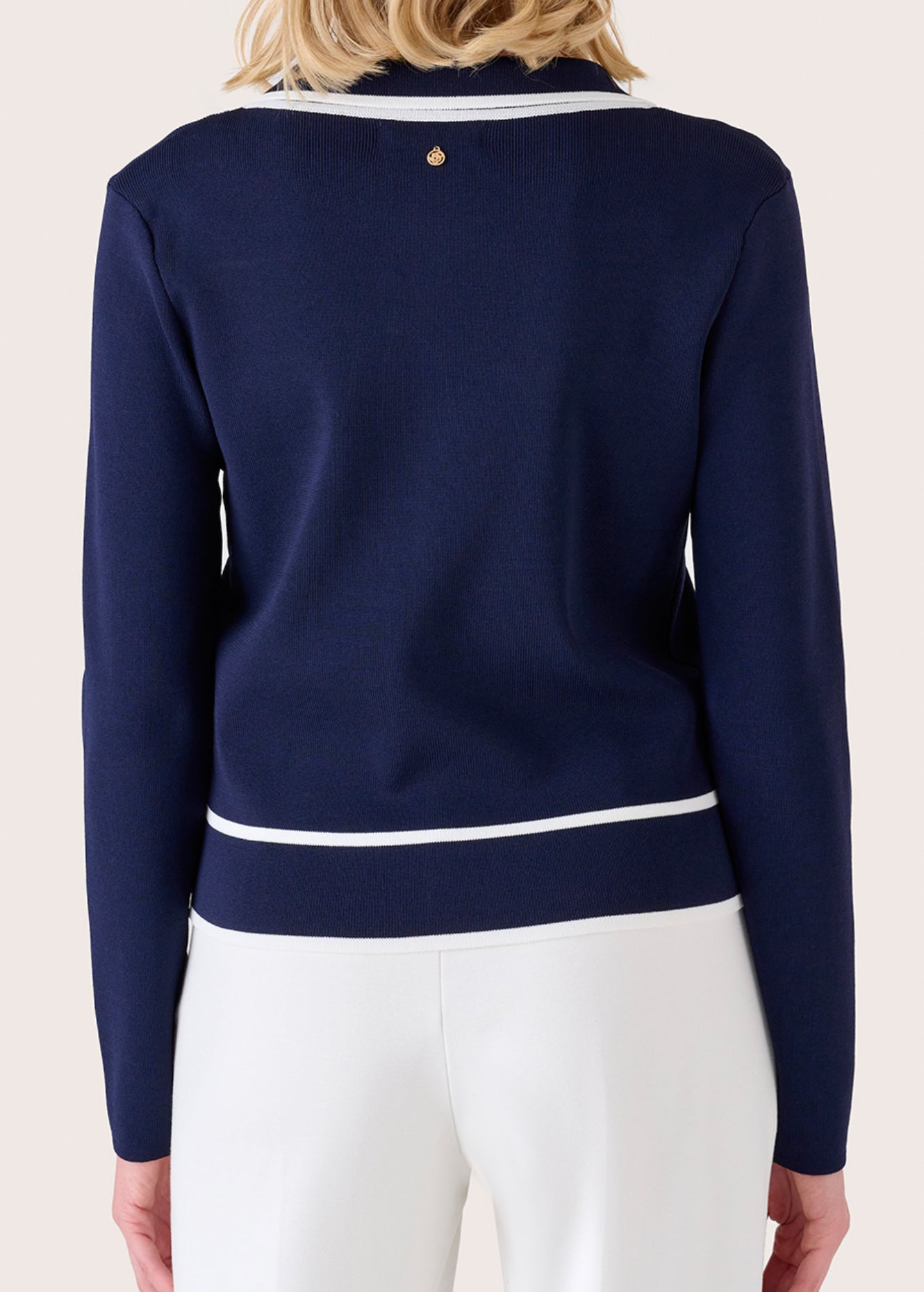 Maglia Murray effetto cardigan