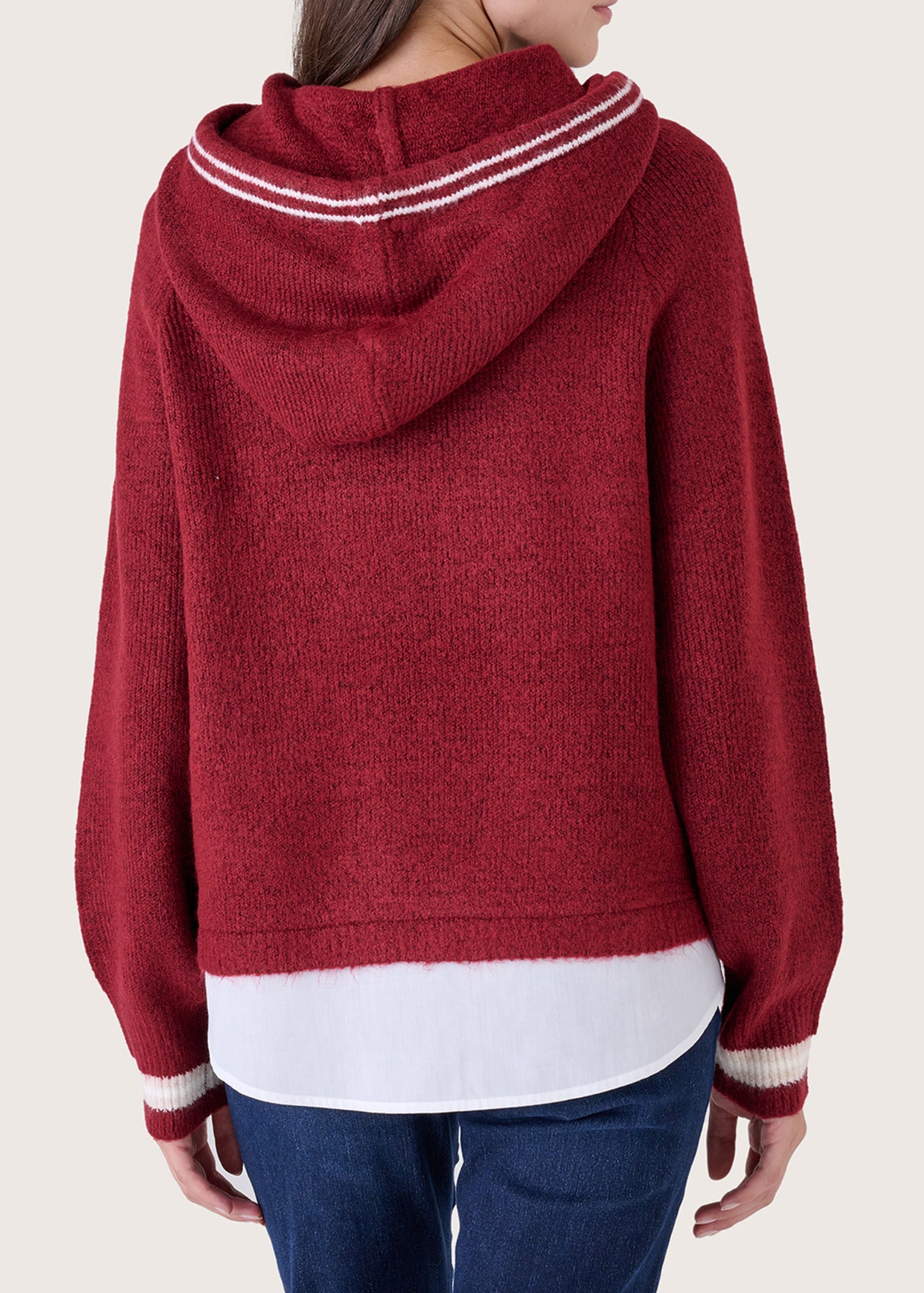 Maglia Miele effetto camicia