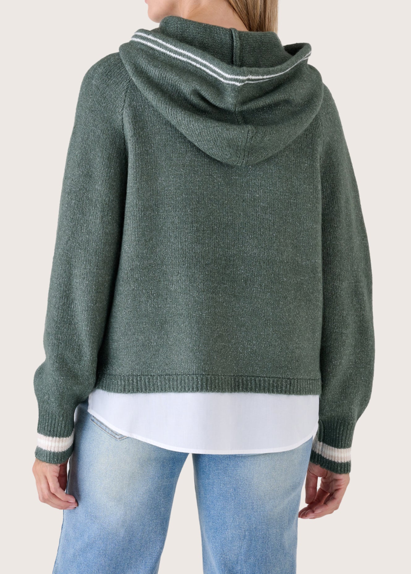 Maglia Miele effetto camicia