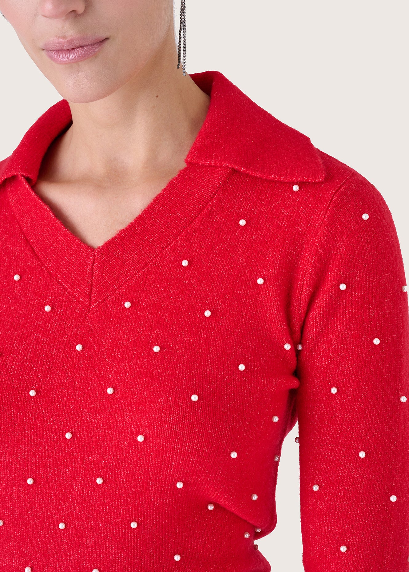 Maglia Myanmar con perle