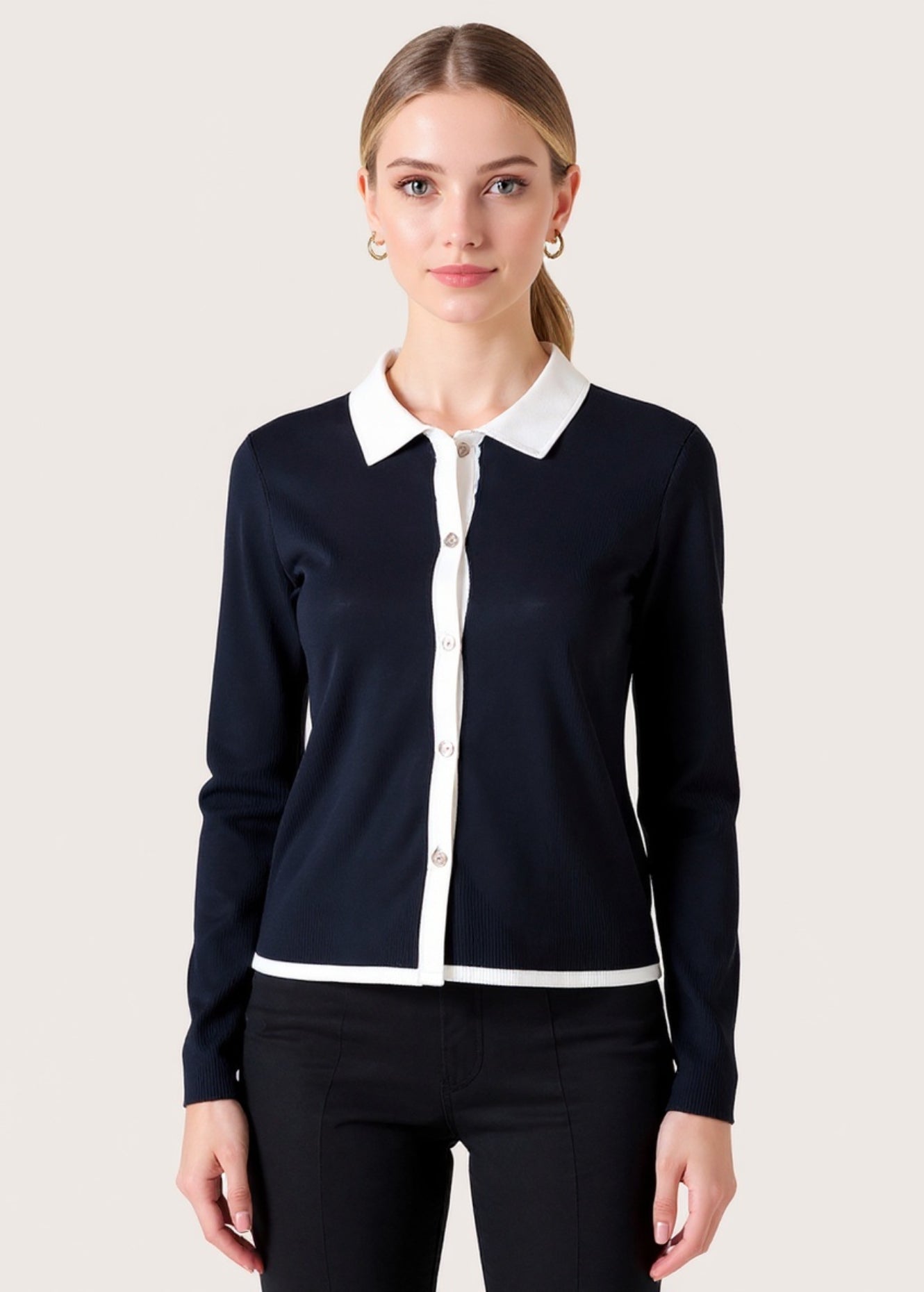 Cardigan Curry in poliviscosa