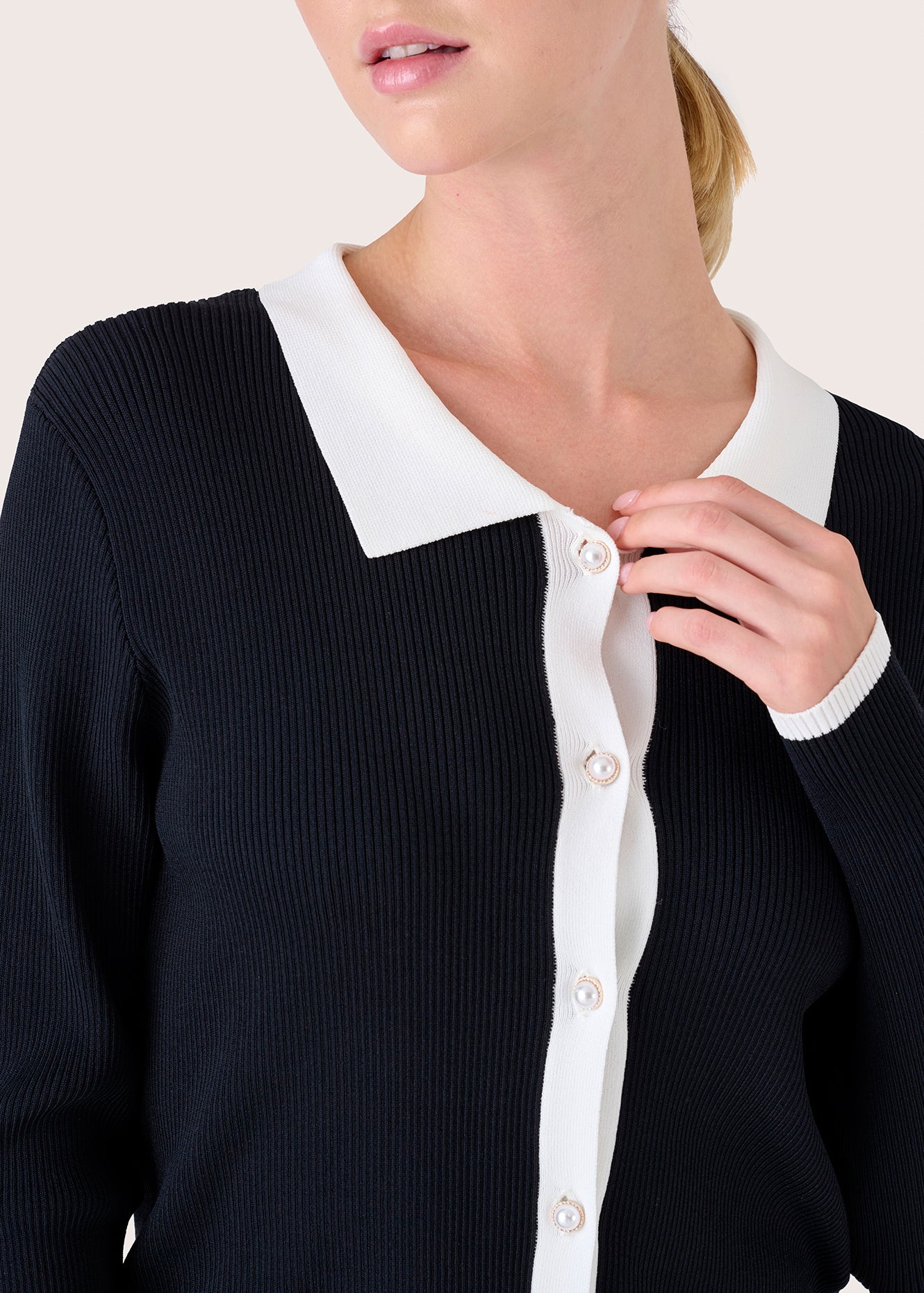 Cardigan Curry in poliviscosa