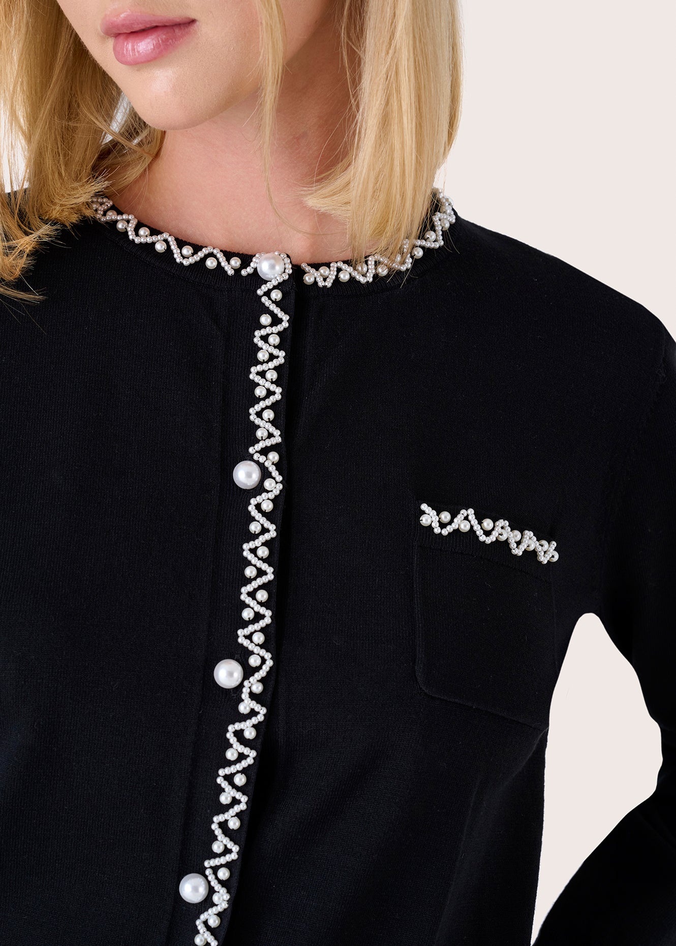 Cardigan Cecil con perline