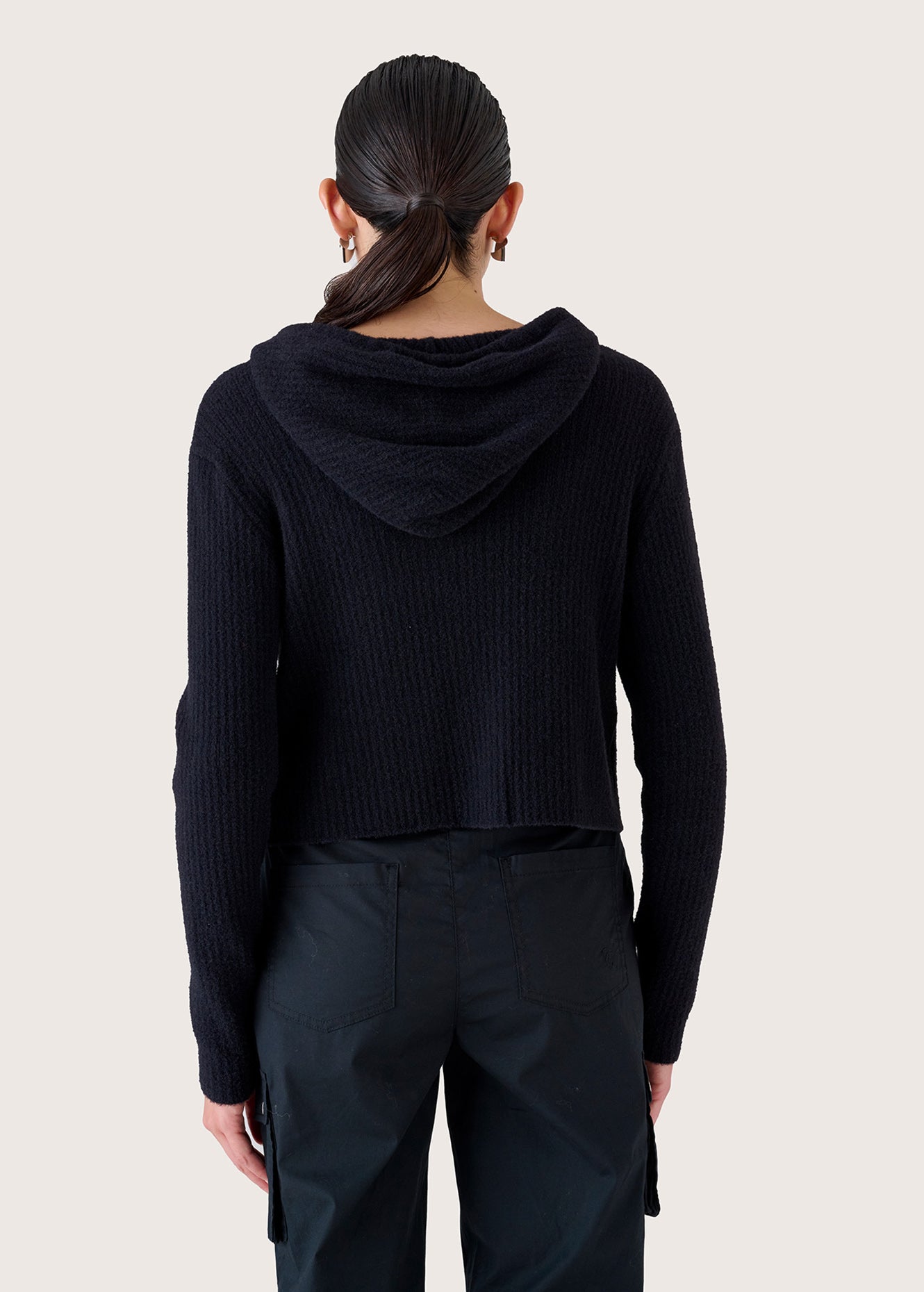 Cardigan Color con cappuccio