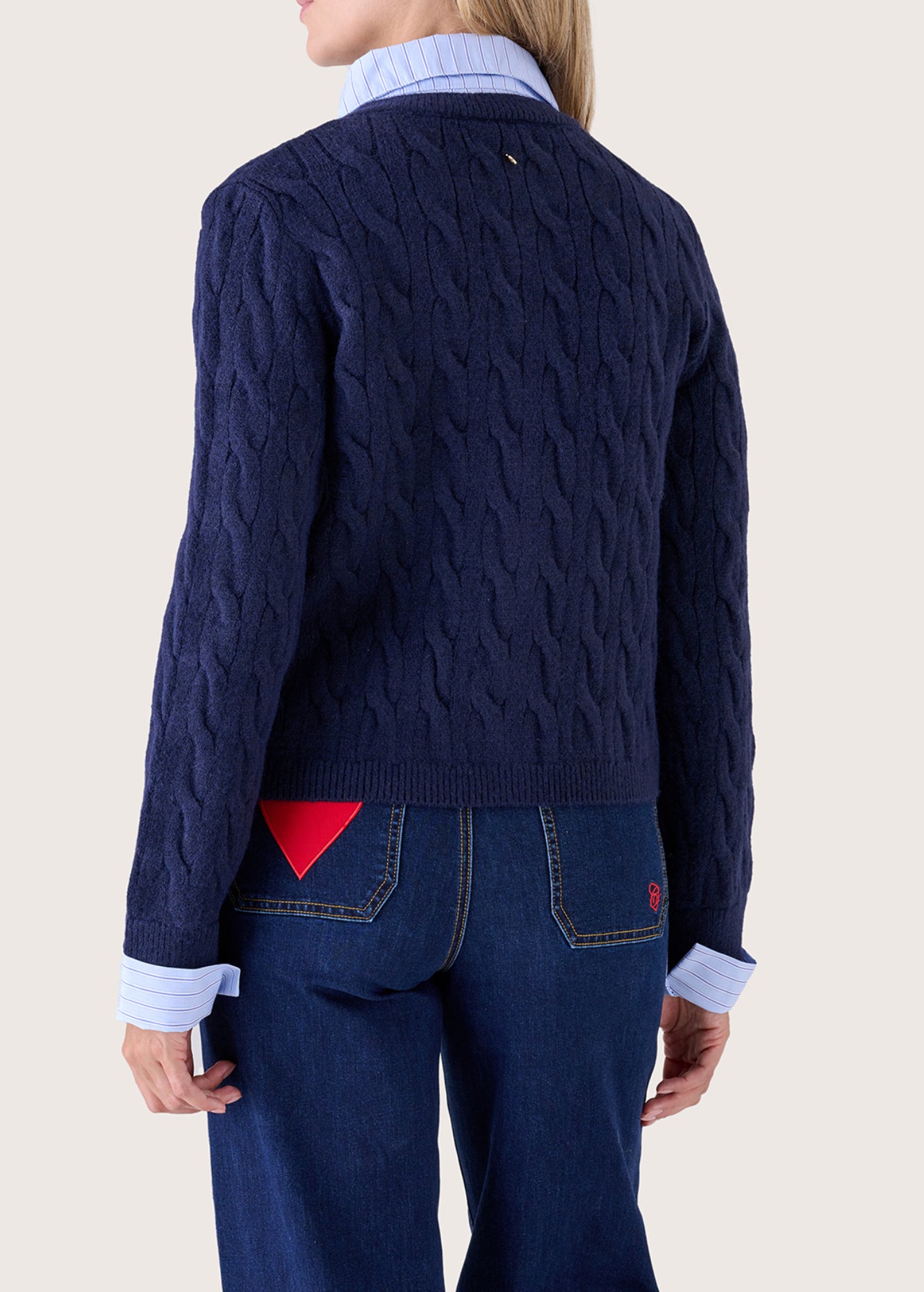 Cardigan Cledi effetto camicia