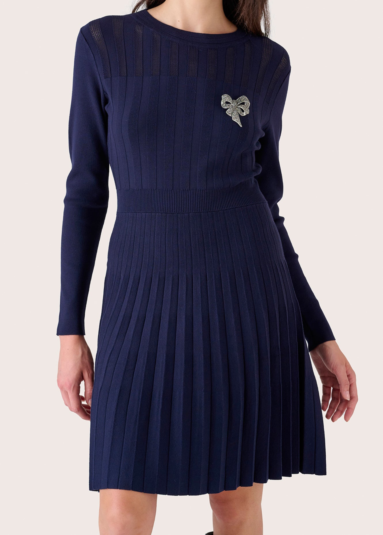 Abito Antilla con gonna plissettata