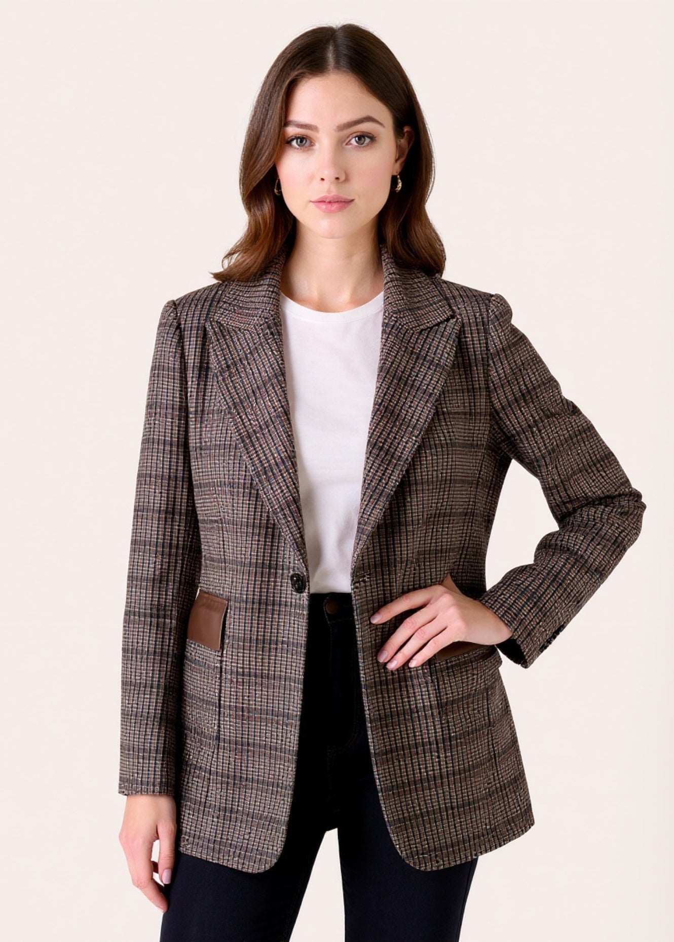 Giacca Gwyneth fantasia check