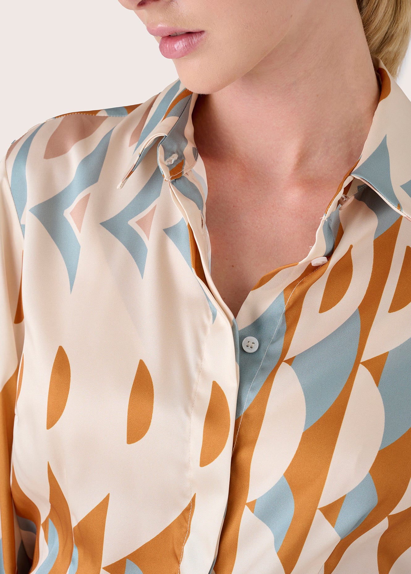 Camicia Alessia in satin fantasia