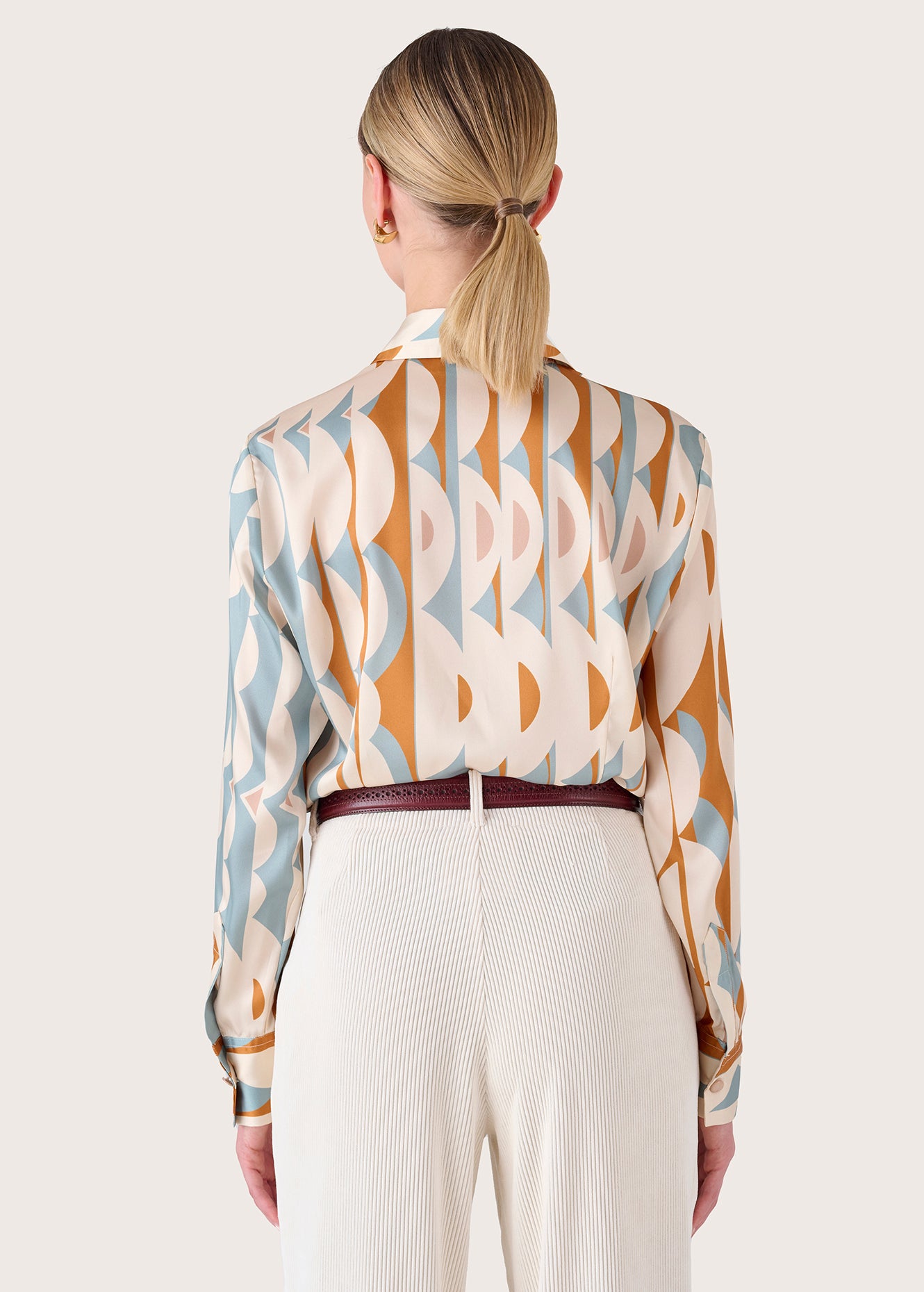 Camicia Alessia in satin fantasia