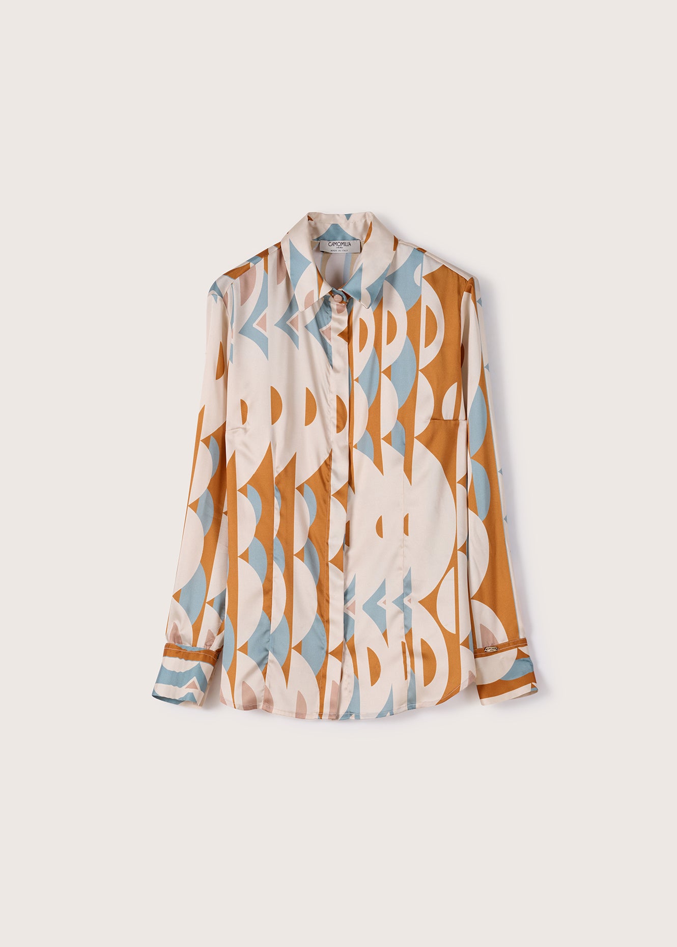 Camicia Alessia in satin fantasia