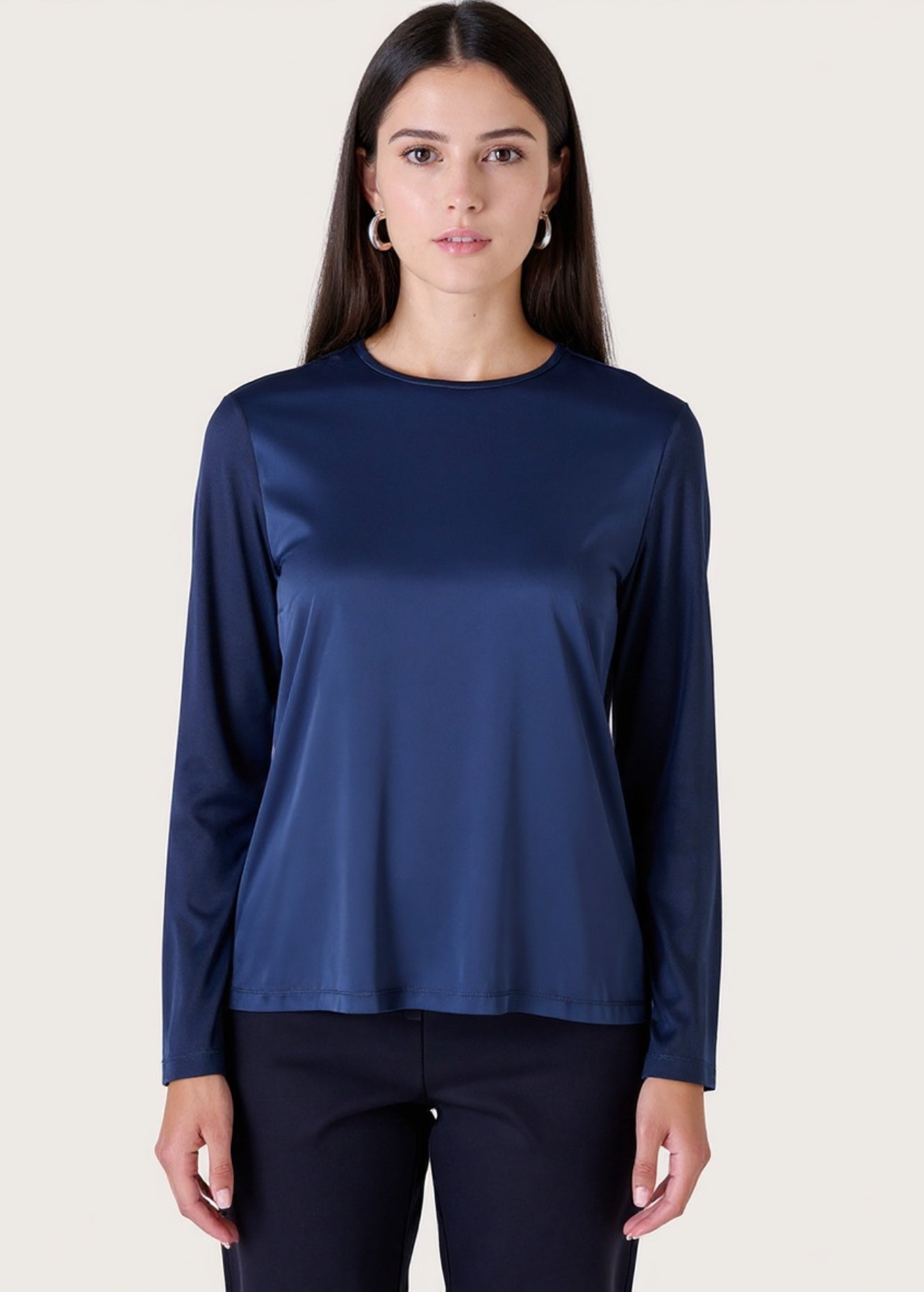 Blusa Cassys in doppio tessuto