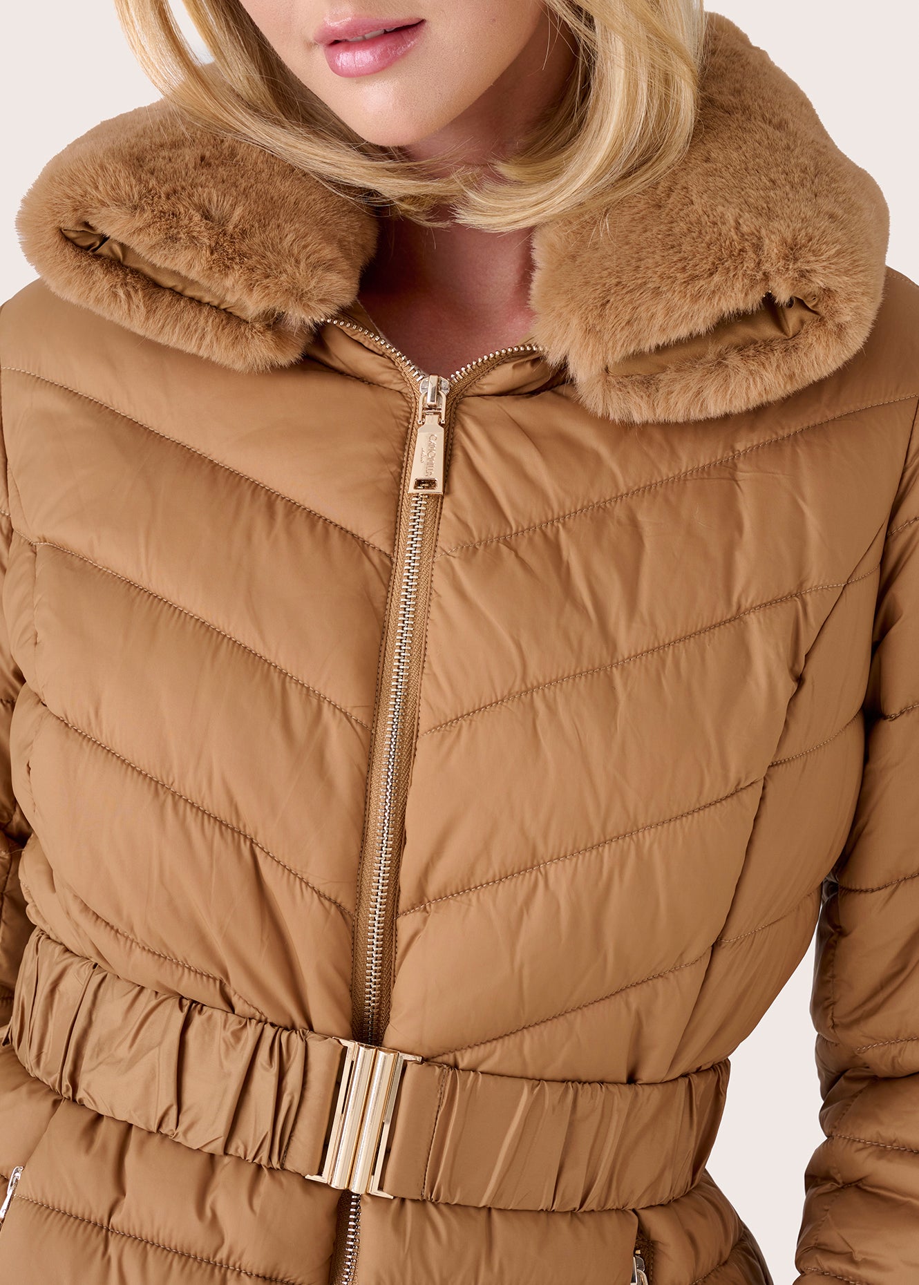 Piumino Papua con collo alto