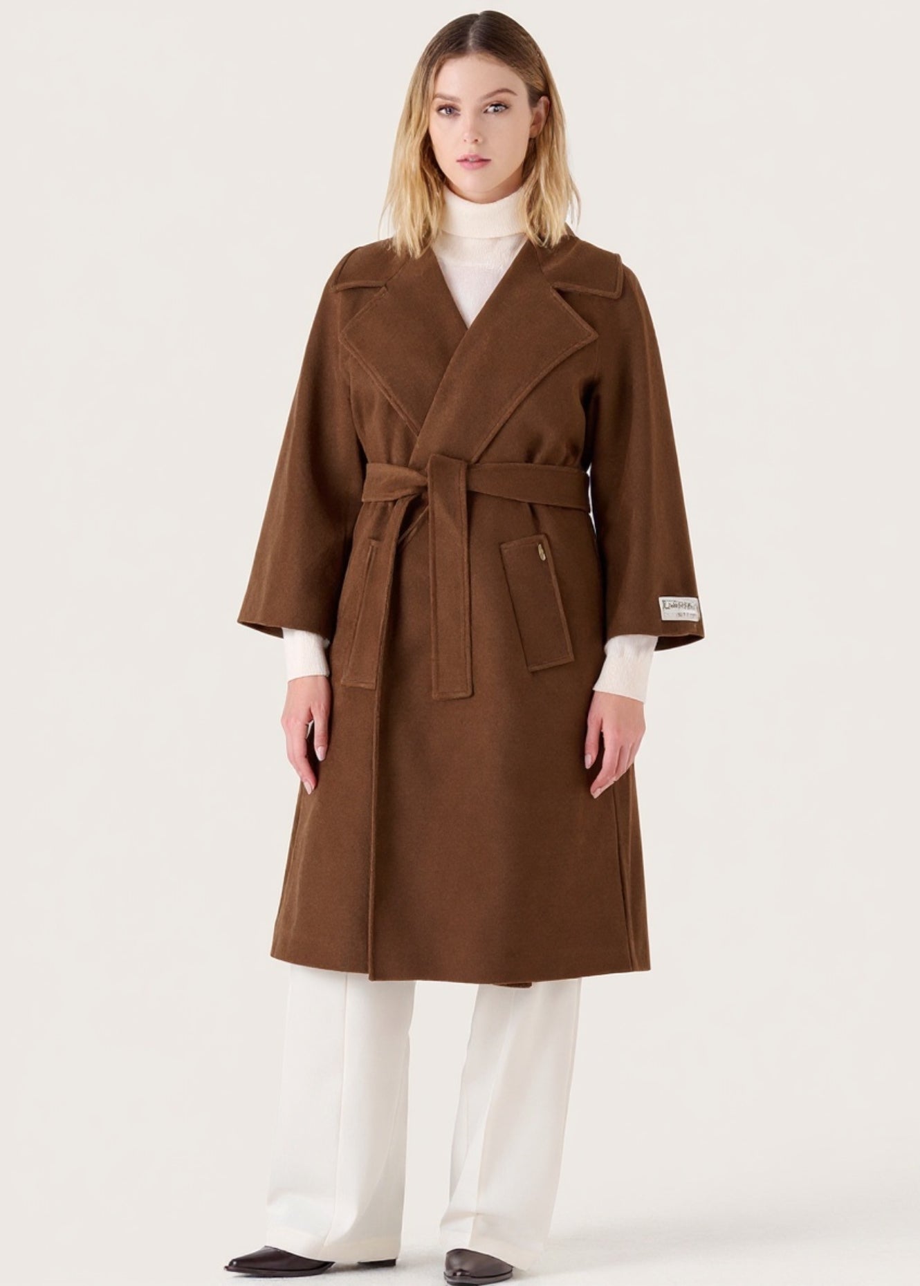 Cleope cappotto in panno