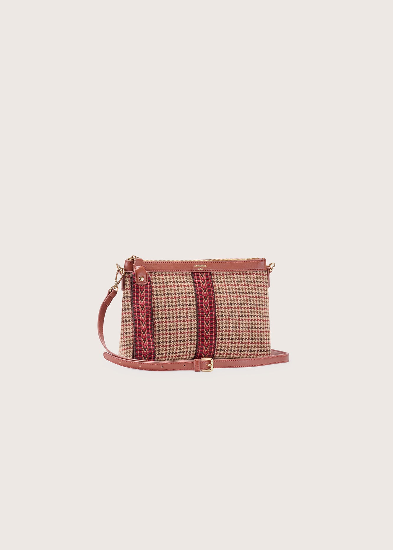 Pochette Brana in pied de poule