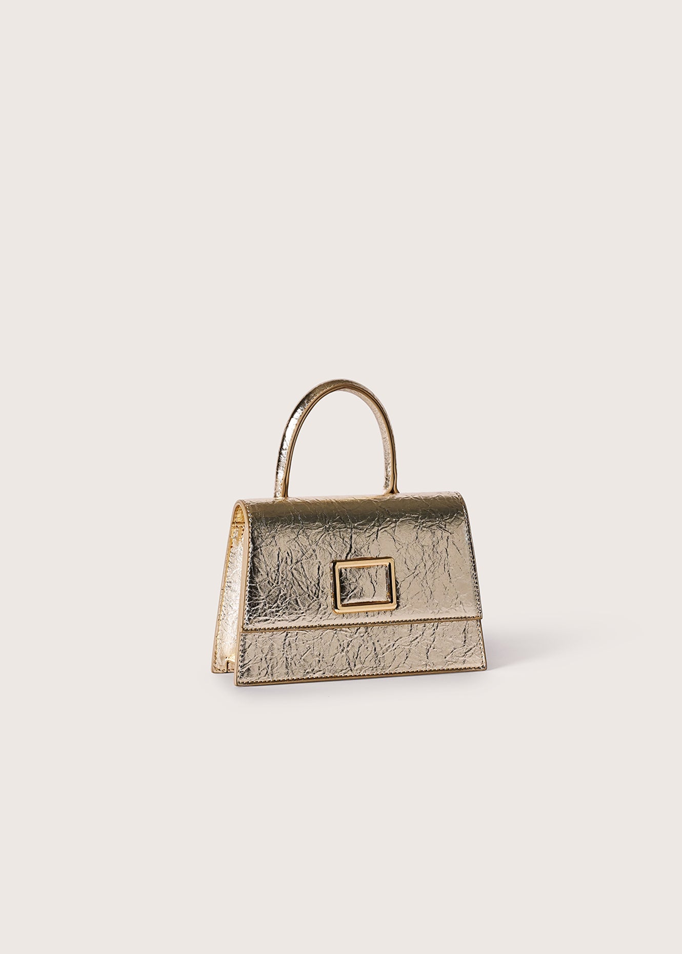 Pochette Baxi in ecopelle martellata