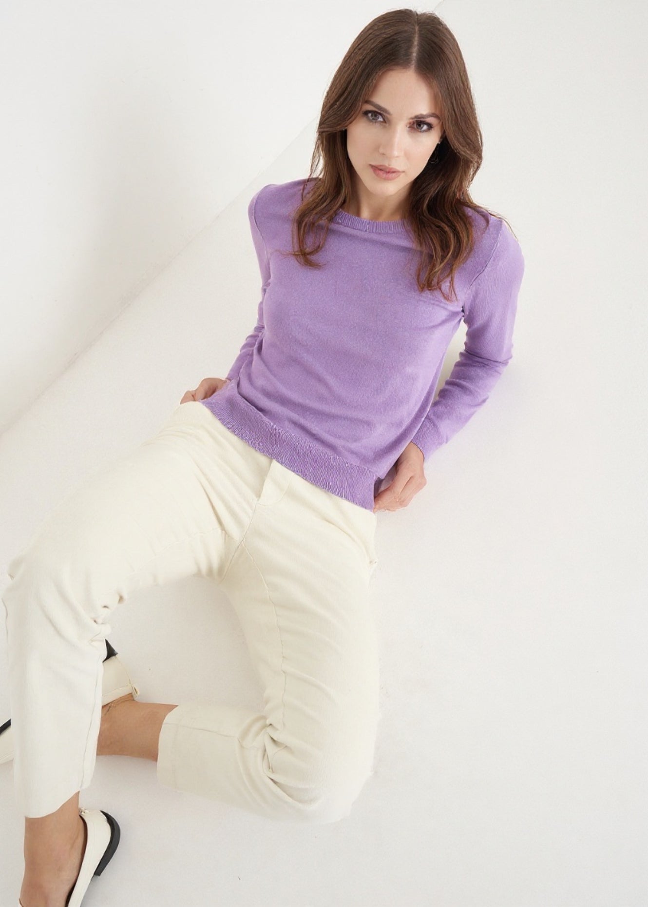 Pantalone Alicez in velluto di cotone