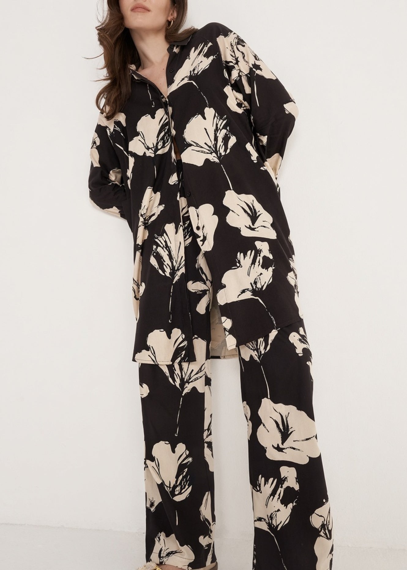 Pantaloni Posillipo Fantasia Floreale