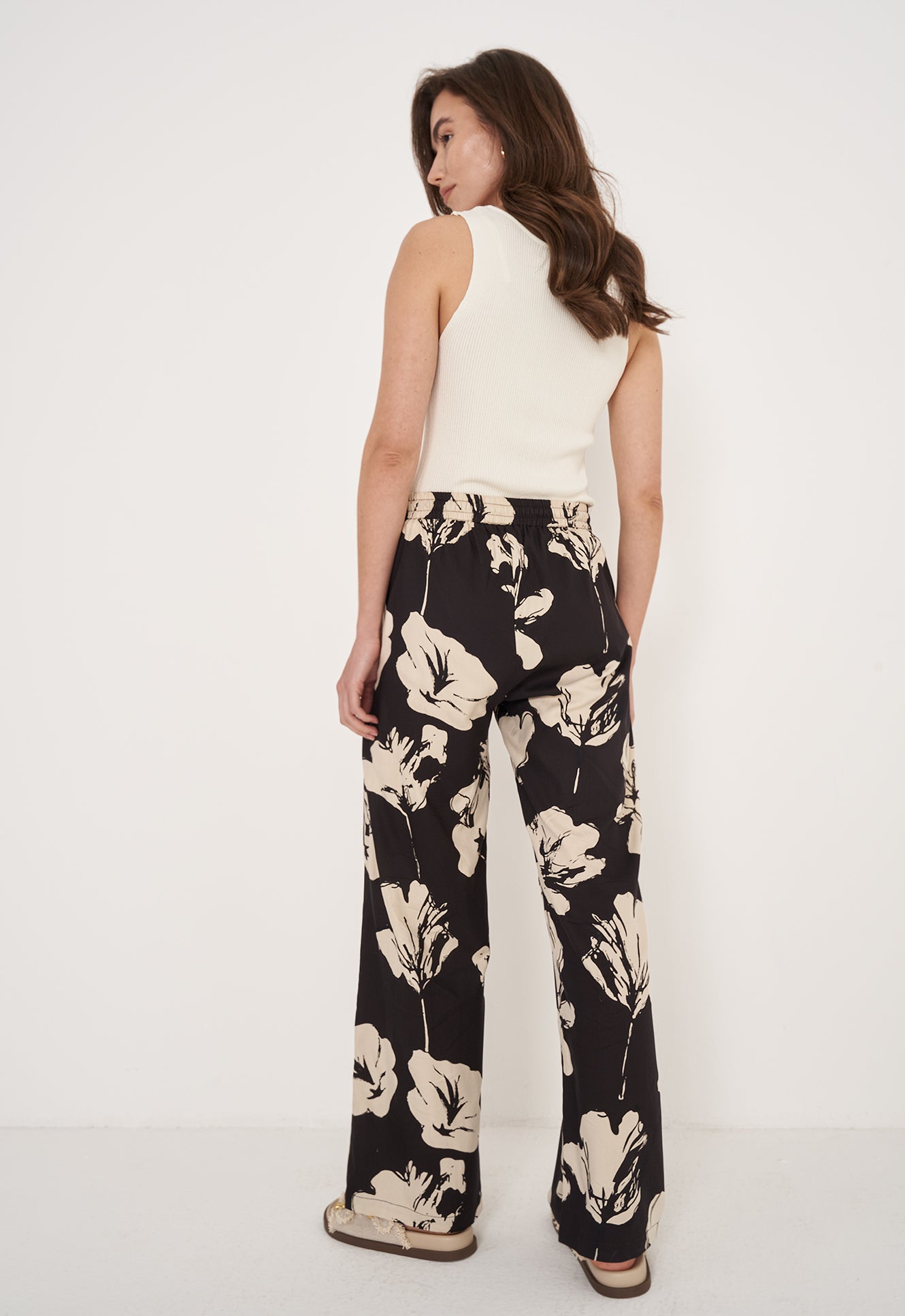 Pantaloni Posillipo Fantasia Floreale