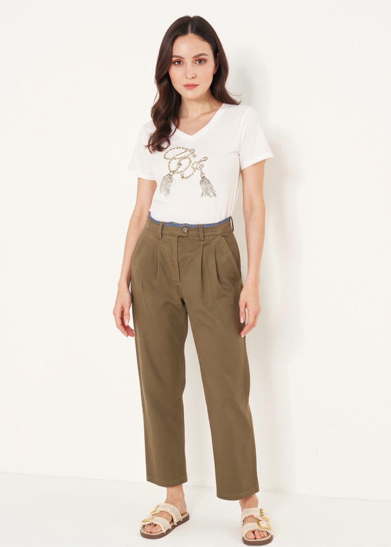 Pantaloni Paride A Sigaretta