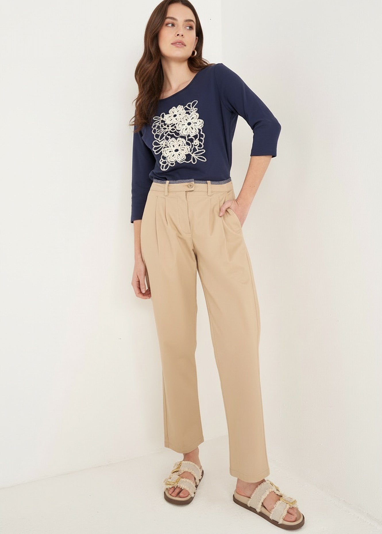 Pantaloni Paride A Sigaretta
