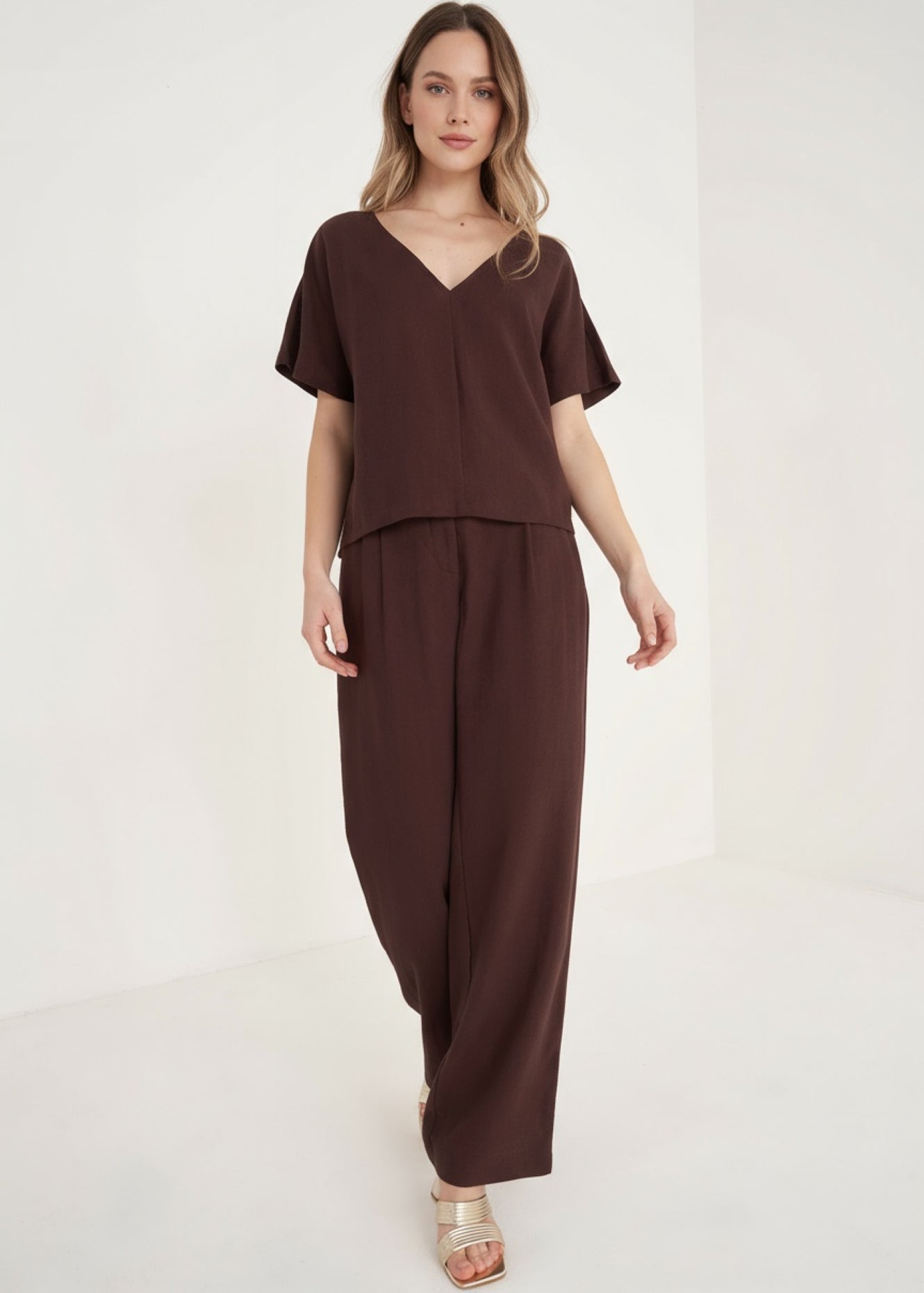 Pantaloni Pencil Vita Alta